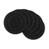 Design Imports Round Doubleframe 6-pc. Placemat In Black