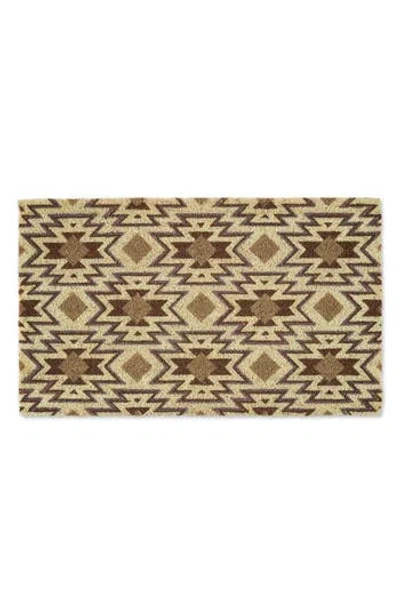 Design Imports Santa Fe Coir Doormat In Brown