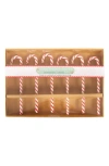 Design Imports Set Of 6 Candy Cane Swizzle Sticks In White