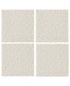 Design Imports Spring Blossom Printed Cotton Napkins, Set Of 4 In Off White