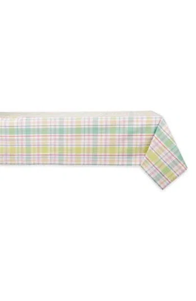 Design Imports Spring Plaid Tablecloth In Multi