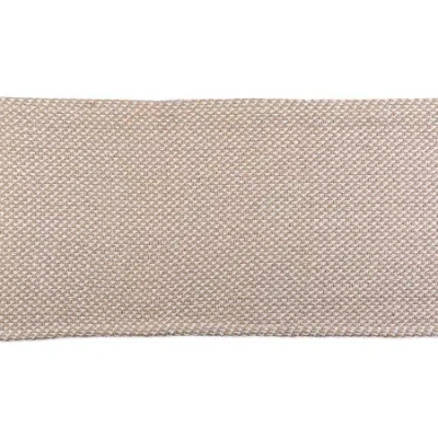 Design Imports Stone Chevron Handloom Table Runner In Gray