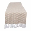 Design Imports Stone Mini Diamond Table Runner In Sand