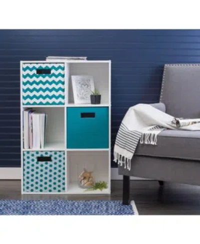 Design Imports Storage Bin Collection In Pink Chevron
