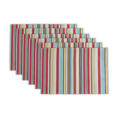 Design Imports Summer Stripe 6-pc. Placemat In Multi