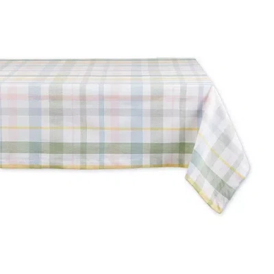 Design Imports Sweet Spring Plaid Tablecloth In Multi