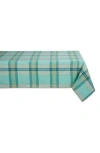 Design Imports Trellis Plaid Tablecloth In Blue