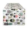 Design Imports Urban Oasis Cactus Print Table Runner, 14" X 108" In Multicolor