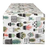 Design Imports Urban Oasis Cactus Table Runner In Multi