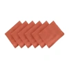Design Imports Variegated Spice 6-pc. Napkins In Orange