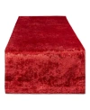 Design Imports Velvet Table Runner In Red