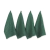 Design Imports Windowpane 4-pc. Terry Dish Cloth Set In Green