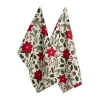 Design Imports Woodland Christmas 2-pc. Dish Cloth Set In Multi