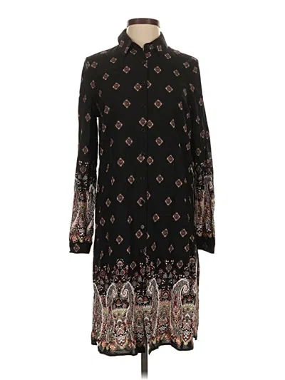 Pre-owned Design Lab Lord & Taylor Casual Dress In Black