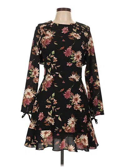 Pre-owned Design Lab Lord & Taylor Casual Dress In Black