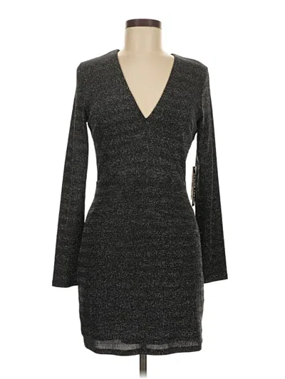 Pre-owned Design Lab Lord & Taylor Casual Dress In Gray