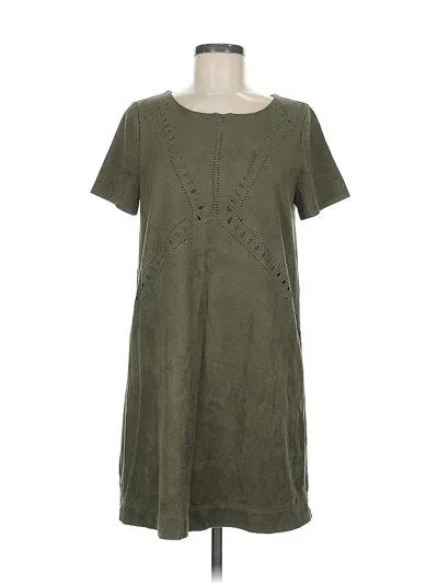 Pre-owned Design Lab Lord & Taylor Casual Dress In Green