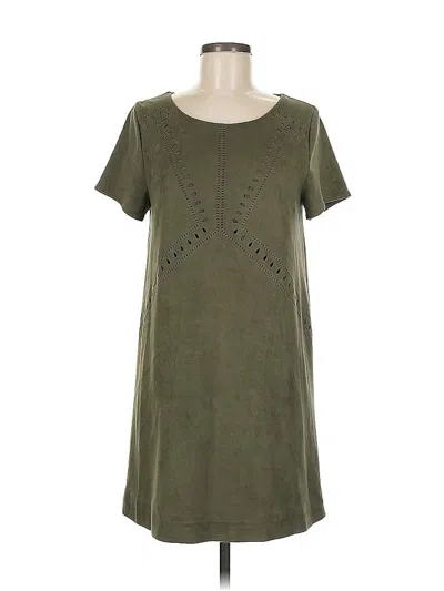 Pre-owned Design Lab Lord & Taylor Casual Dress In Green