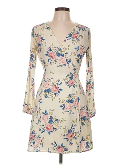 Pre-owned Design Lab Lord & Taylor Casual Dress In Ivory