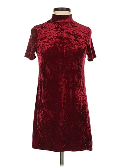 Pre-owned Design Lab Lord & Taylor Cocktail Dress In Burgundy