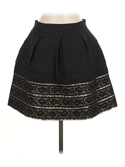 Pre-owned Design Lab Lord & Taylor Formal Skirt In Black