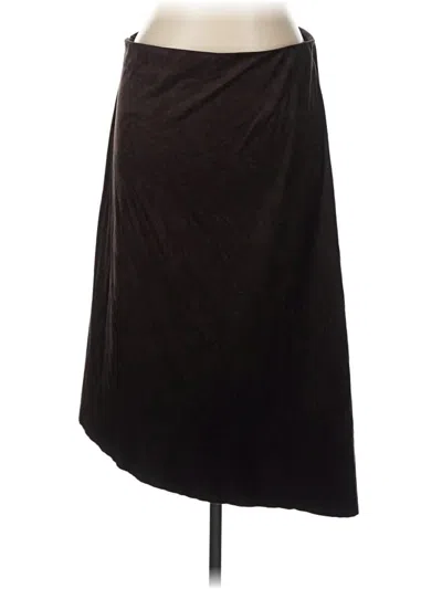 Pre-owned Design Lab Lord & Taylor Formal Skirt In Brown
