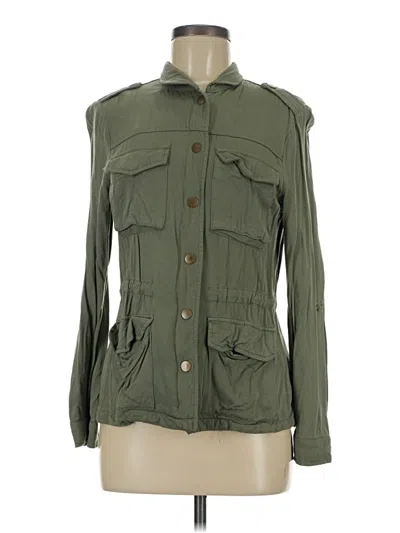 Pre-owned Design Lab Lord & Taylor Jacket In Green