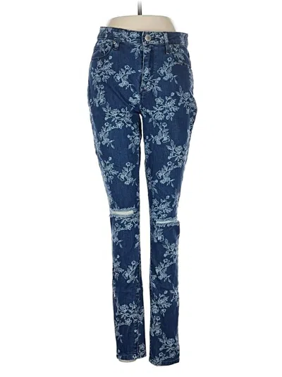 Pre-owned Design Lab Lord & Taylor Jeggings In Blue
