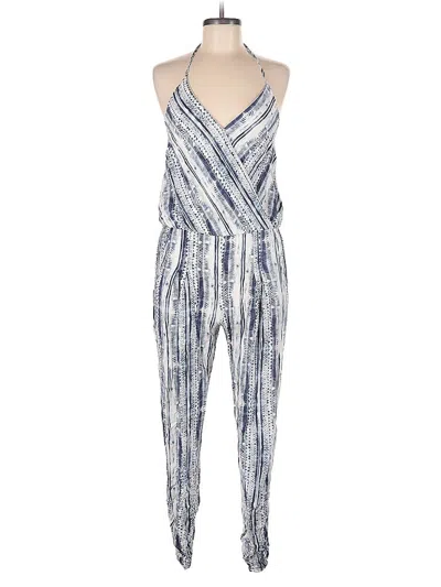 Pre-owned Design Lab Lord & Taylor Jumpsuit In Blue