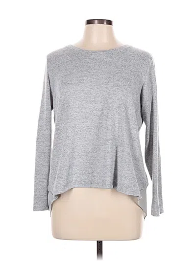 Pre-owned Design Lab Lord & Taylor Pullover Sweater In Gray
