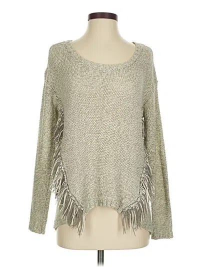 Pre-owned Design Lab Lord & Taylor Pullover Sweater In Silver