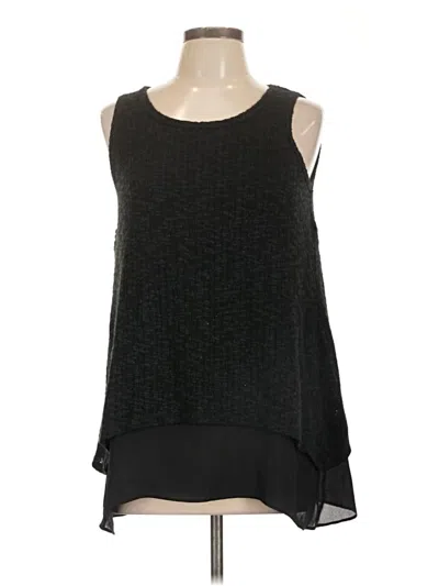 Pre-owned Design Lab Lord & Taylor Sleeveless Blouse In Black