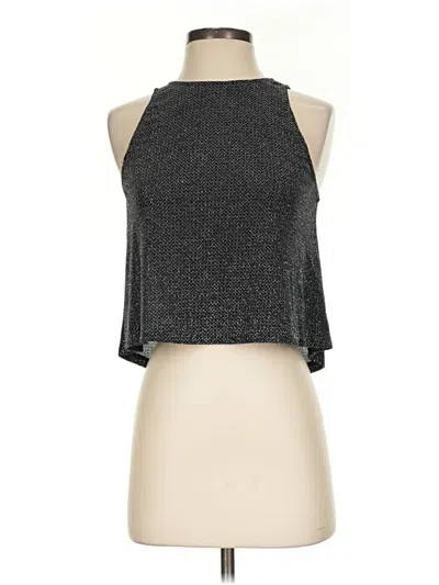 Pre-owned Design Lab Lord & Taylor Sleeveless Blouse In Gray