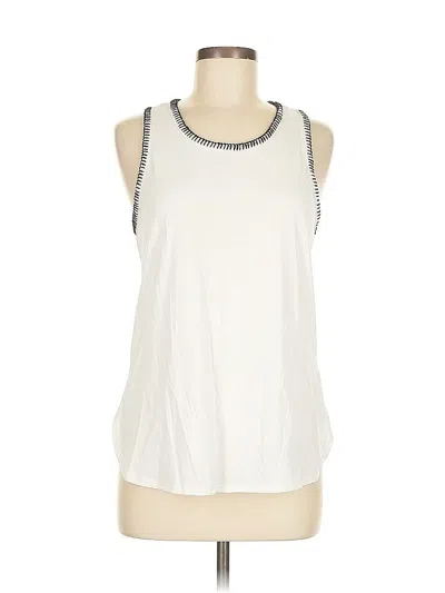 Pre-owned Design Lab Lord & Taylor Sleeveless Blouse In White