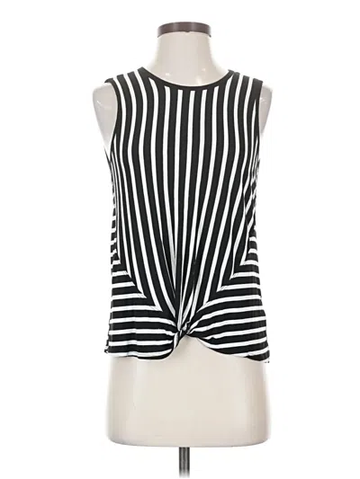 Pre-owned Design Lab Lord & Taylor Sleeveless T-shirt In Black