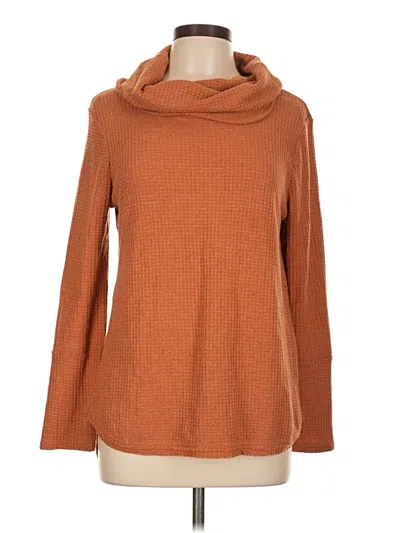 Pre-owned Design Lab Lord & Taylor Turtleneck Sweater In Orange