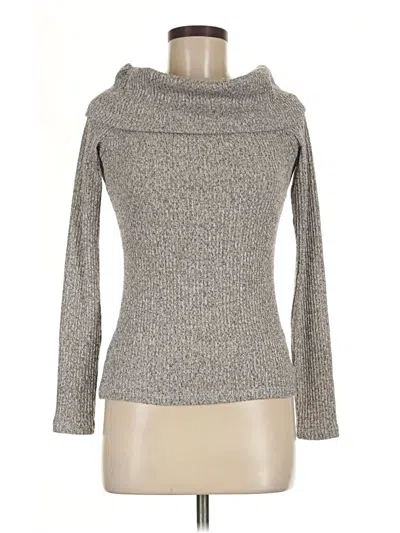 Pre-owned Design Lab Lord & Taylor Turtleneck Sweater In Silver