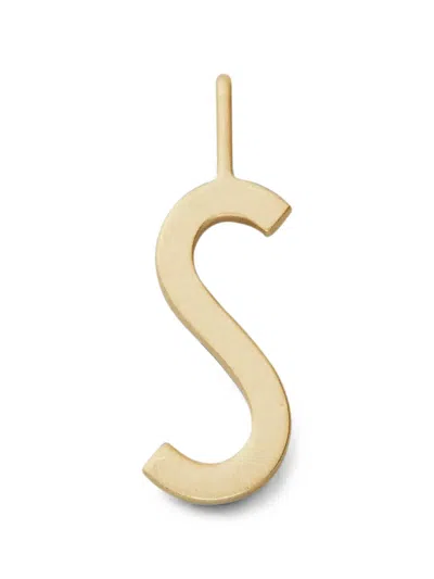 Design Letters A Letter-pendant Necklace In Gold