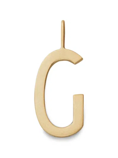Design Letters G Letter-pendant Necklace In Neutral