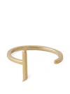 Design Letters Initial Open Ring In Gold