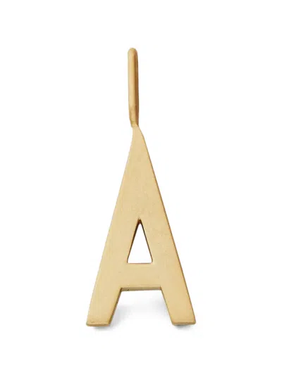 Design Letters Letter A Pendant In Gold