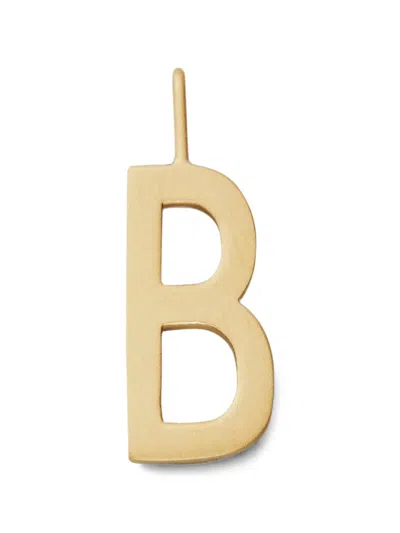 Design Letters Letter B Pendant In Gold