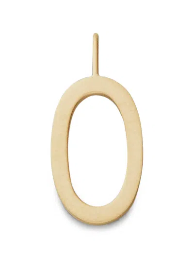 Design Letters Letter O Pendant In Gold