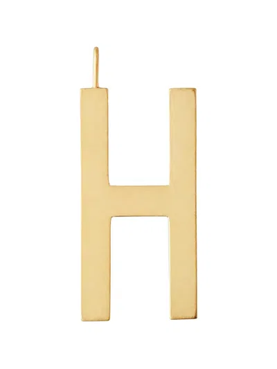 Design Letters Lettering Pendant In Gold