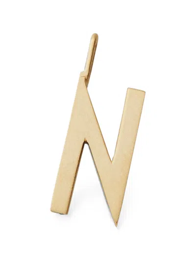 Design Letters N Letter-pendant Necklace In Neutral
