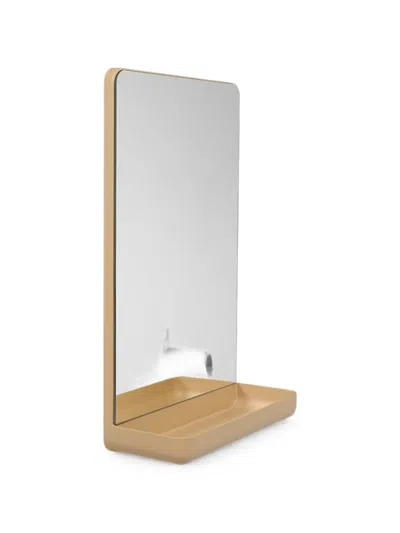Design Letters Shelf-mirror Bathroom Mirror In Brown