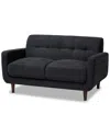 Design Studios Allister Loveseat In Black