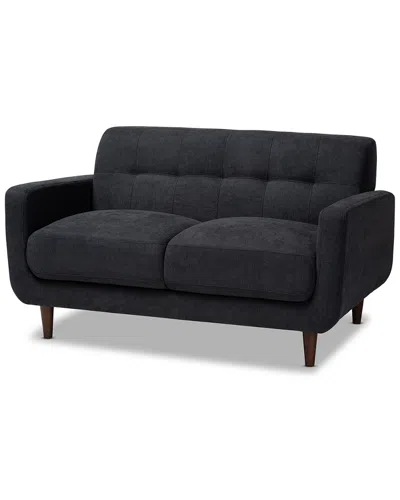 Design Studios Allister Loveseat In Black