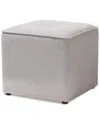 Design Studios Corinne Ottoman In Gray