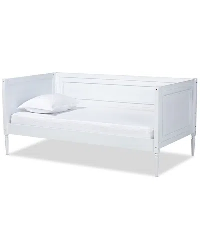 Design Studios Discontinued  Daniella Modern & Contemporary White Finished Wood Daybed